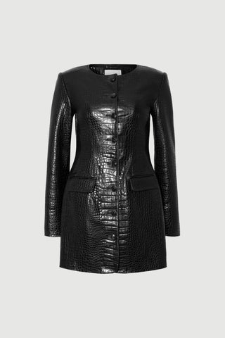 Envelope1976 Blair blazer Jacket Black croc