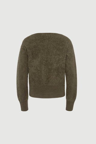 Envelope1976 Cloud knit - Cashmere Sweater Dark olive
