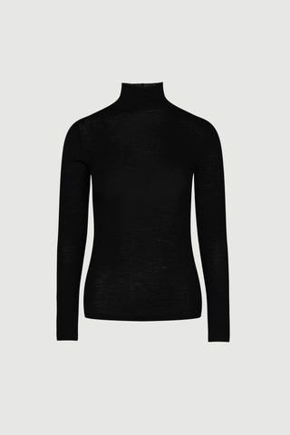 Envelope1976 Hardanger knit Sweater Black