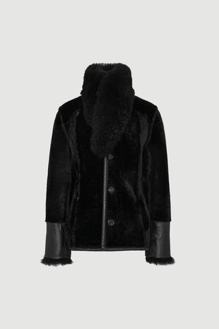 Envelope1976 Woodstock jacket short Jacket Black