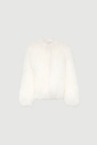 Envelope1976 All Night jacket short - Shearling Jacket Cream