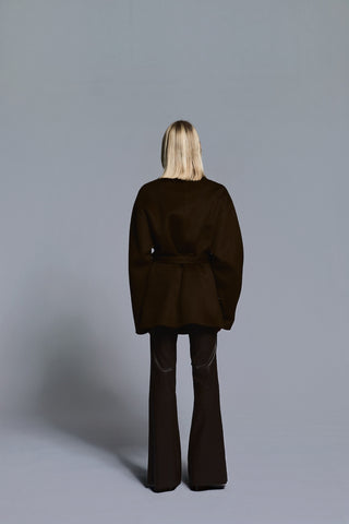 Envelope1976 Houston coat midi Coat Chestnut