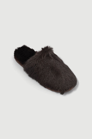 Envelope1976 Lodge slippers Shoes Dark brown