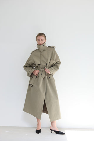 Envelope1976 Majorstuen trench Coat Khaki
