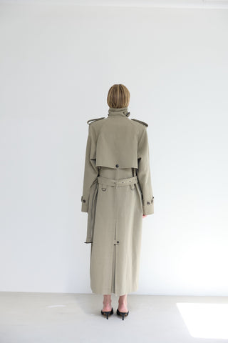 Envelope1976 Majorstuen trench Coat Khaki