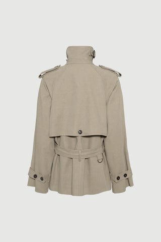Envelope1976 Majorstuen trench short Jacket Khaki