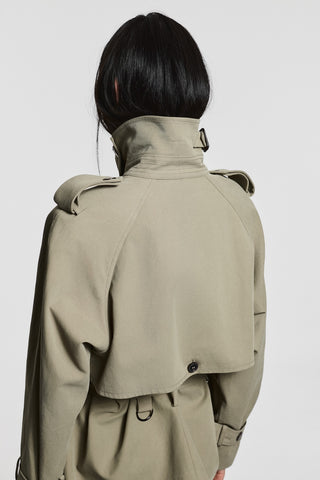Envelope1976 Majorstuen trench short Jacket Khaki