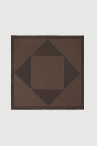 Envelope1976 Square scarf Scarf Chestnut / brown