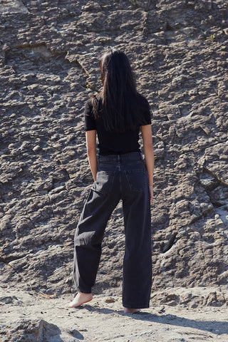 Envelope1976 Vidda knit T-shirt Black
