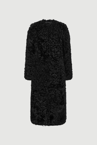 Envelope1976 Vinje coat - Shearling Coat Black